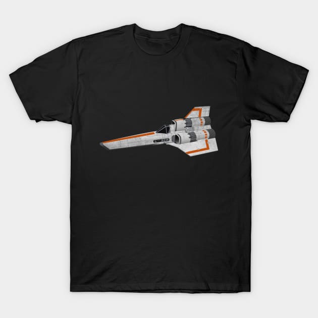 Battlestar Galactica TOS Viper I T-Shirt by RetroFitted